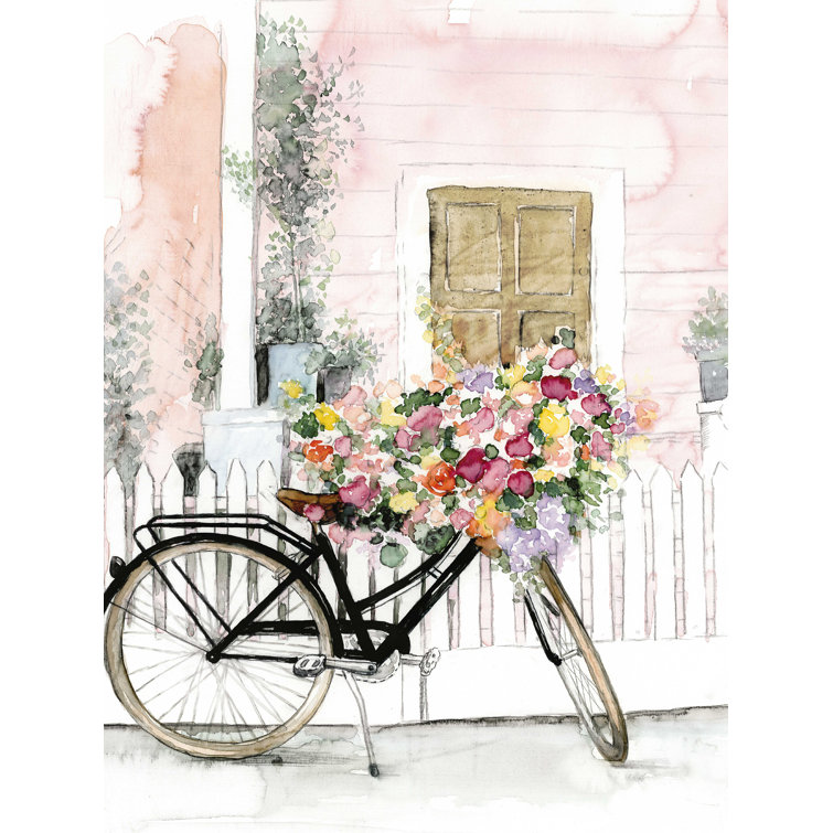 Flower basket hot sale bike